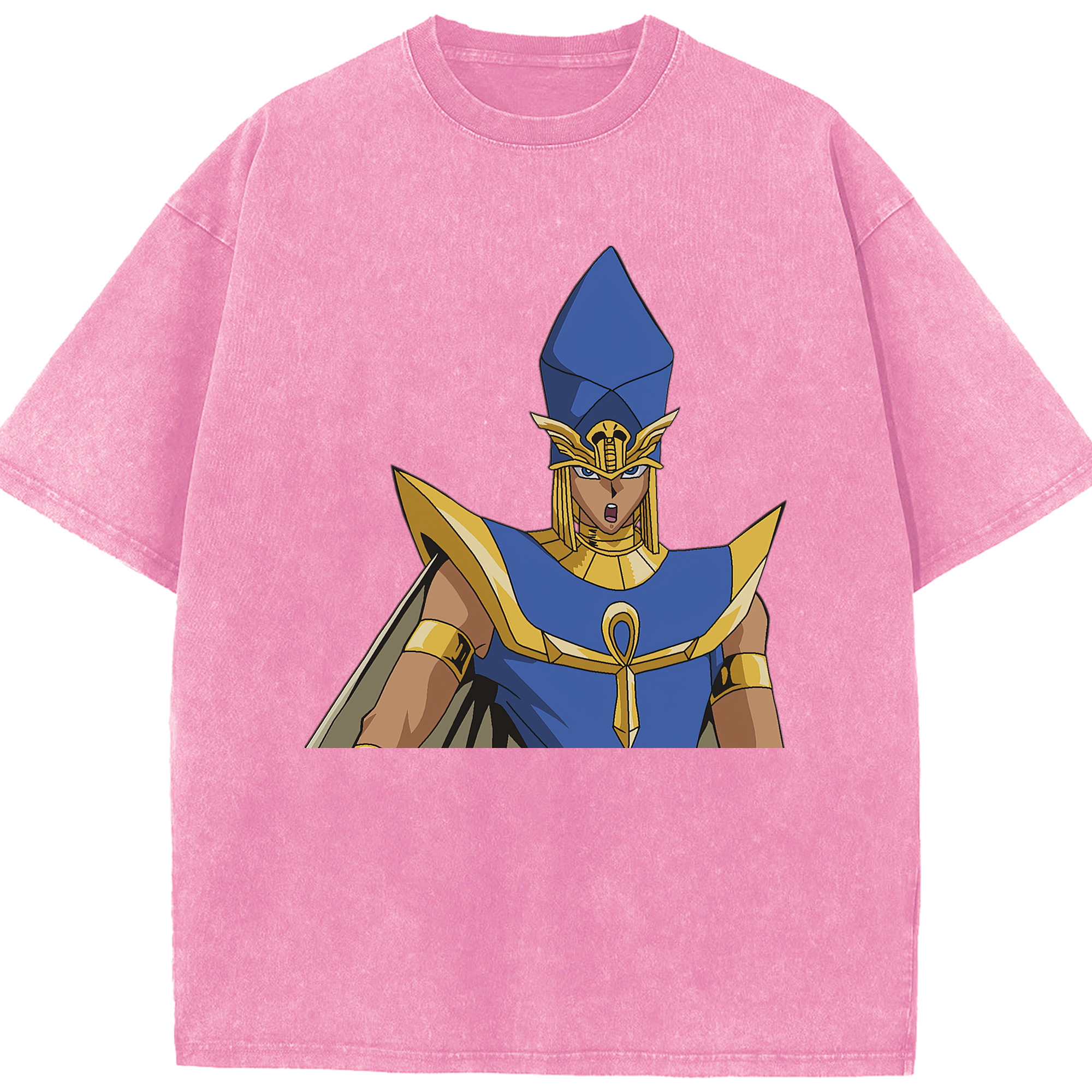 （画像用） 遊☆戯☆王 Yu-Gi-Oh! 綿100% ヴィンテージ風 半袖Tシャツ（フロントプリント）
